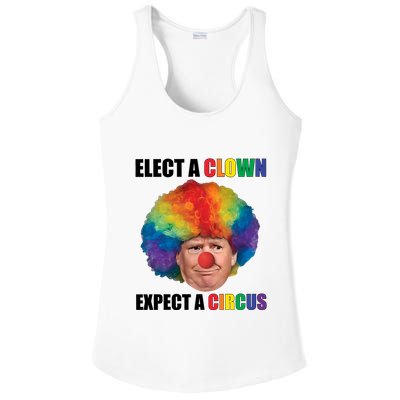 Elect A Clown Expect A Circus Ladies PosiCharge Competitor Racerback Tank