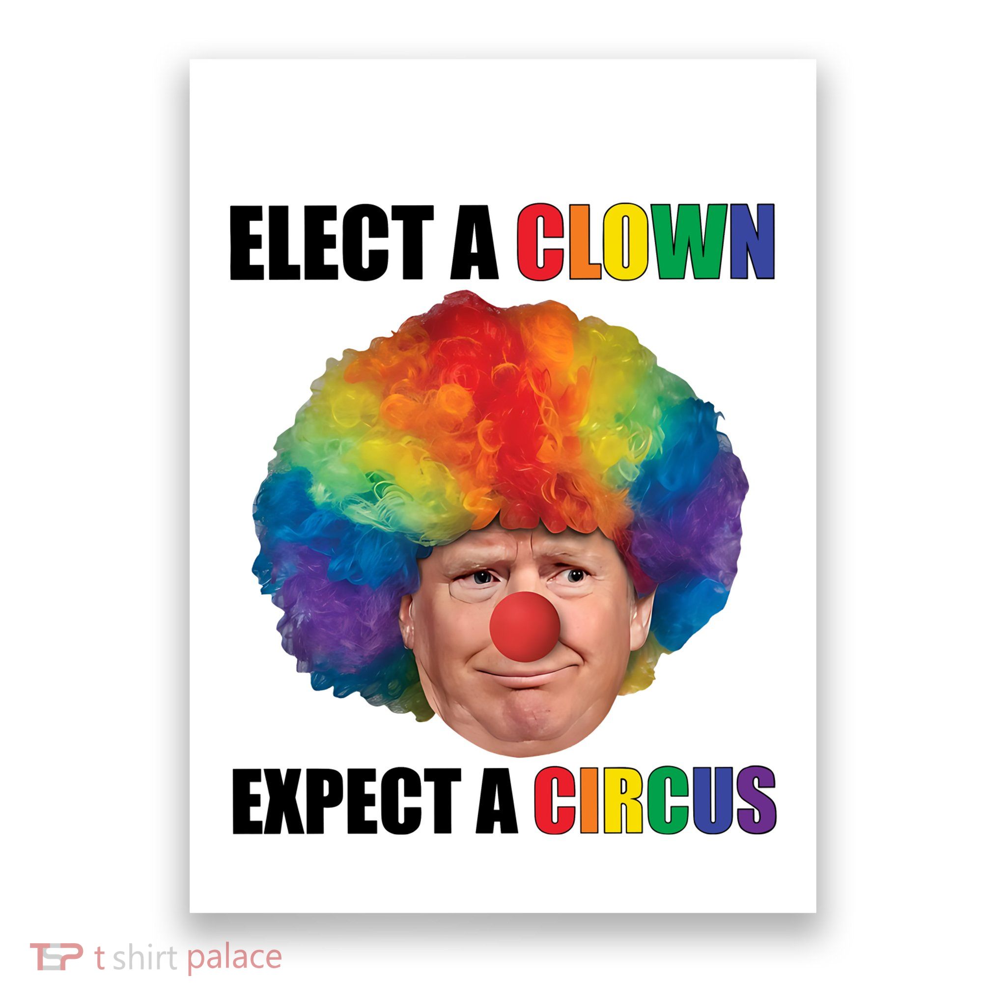 Elect A Clown Expect A Circus Poster