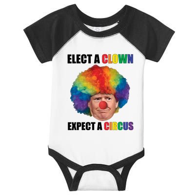 Elect A Clown Expect A Circus Infant Baby Jersey Bodysuit