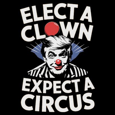 Elect A Clown Expect A Circus Impeach Trump Anti Trump T-Shirt