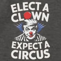 Elect A Clown Expect A Circus Impeach Trump Anti Trump Vector Backpack