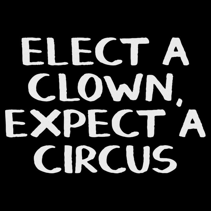Elect A Clown Expect A Circus Toddler Sweatshirt