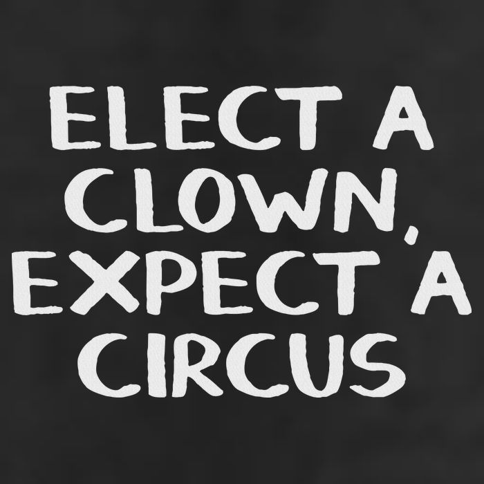 Elect A Clown Expect A Circus Golf Towel