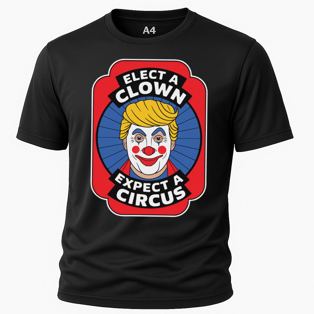 Elect A Clown Expect A Circus Impeach Trump Anti Trump  Cooling Performance Crew T-Shirt