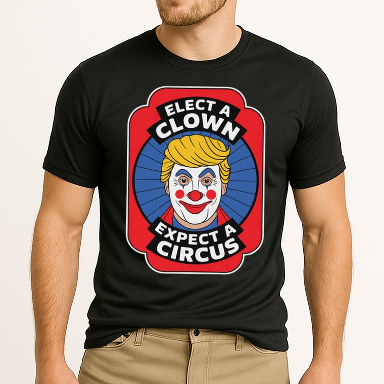 Elect A Clown Expect A Circus Impeach Trump Anti Trump  Cooling Performance Crew T-Shirt