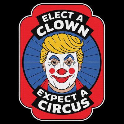 Elect A Clown Expect A Circus Impeach Trump Anti Trump  T-Shirt