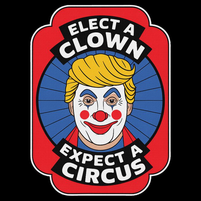 Elect A Clown Expect A Circus Impeach Trump Anti Trump  Flat Bill Trucker Hat