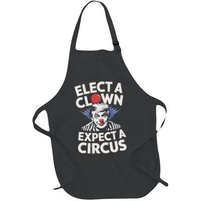 Elect A Clown Expect A Circus Impeach Trump Anti Trump  Apron