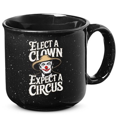 Elect A Clown Expect A Circus Impeach Trump Anti Trump 15oz Campfire Ceramic Mug