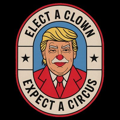 Elect A Clown Expect A Circus Impeach Trump Anti Trump  T-Shirt
