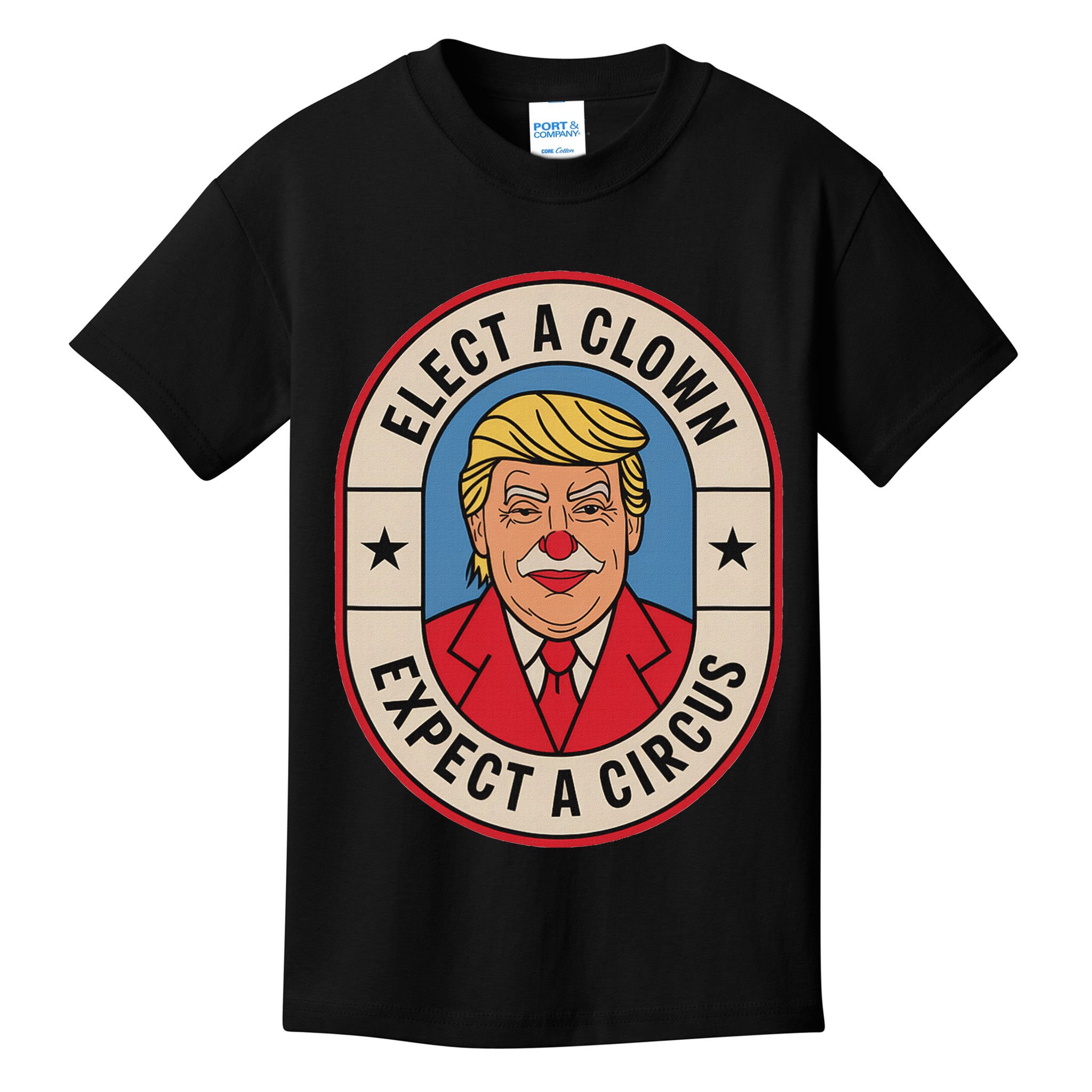 Elect A Clown Expect A Circus Impeach Trump Anti Trump  Kids T-Shirt