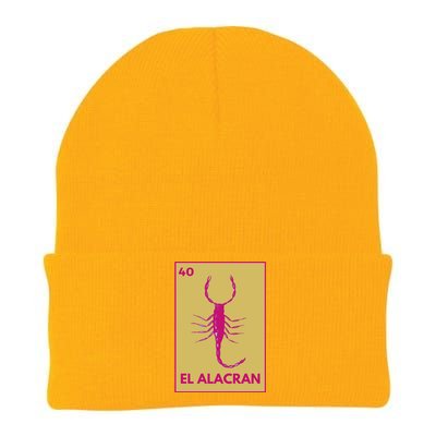 El AlacráN Card Mexican Lottery Card Funny Gift Knit Cap Winter Beanie