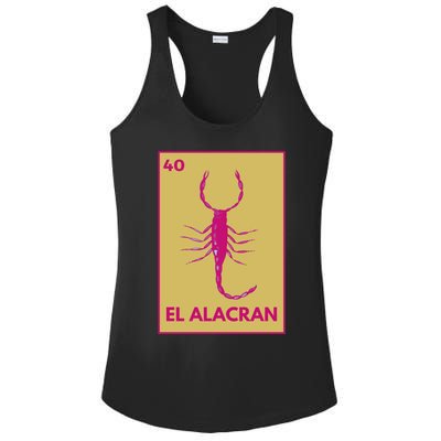 El AlacráN Card Mexican Lottery Card Funny Gift Ladies PosiCharge Competitor Racerback Tank