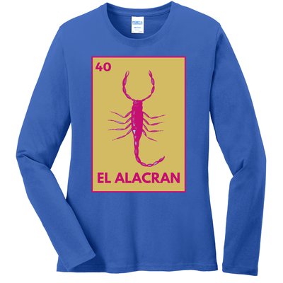 El AlacráN Card Mexican Lottery Card Funny Gift Ladies Long Sleeve Shirt