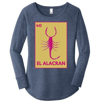 El AlacráN Card Mexican Lottery Card Funny Gift Women's Perfect Tri Tunic Long Sleeve Shirt