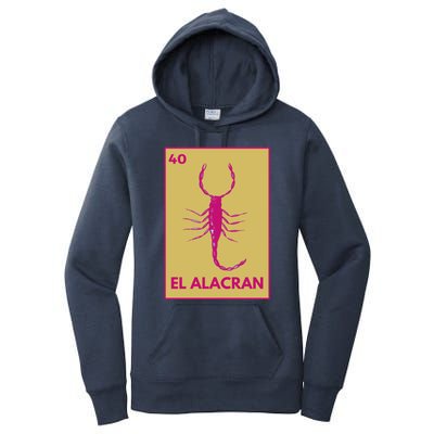 El AlacráN Card Mexican Lottery Card Funny Gift Women's Pullover Hoodie