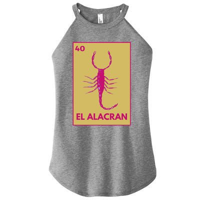 El AlacráN Card Mexican Lottery Card Funny Gift Women's Perfect Tri Rocker Tank