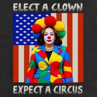 Elect A Clown Expect A Circus Anti Kamala Harris Adult Drive Performance Visor