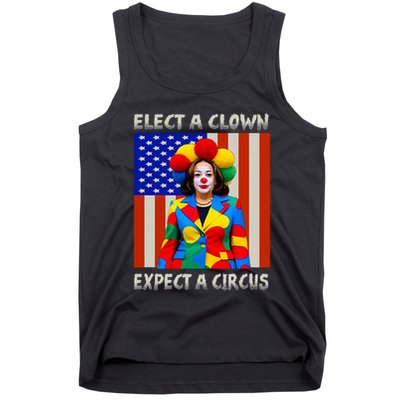 Elect A Clown Expect A Circus Anti Kamala Harris Tank Top
