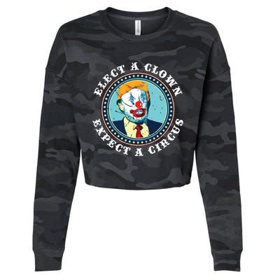 Elect A Clown Expect A Circus Antitrump Cropped Pullover Crew