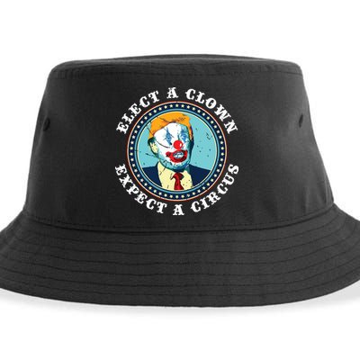 Elect A Clown Expect A Circus Antitrump Sustainable Bucket Hat