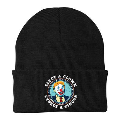 Elect A Clown Expect A Circus Antitrump Knit Cap Winter Beanie