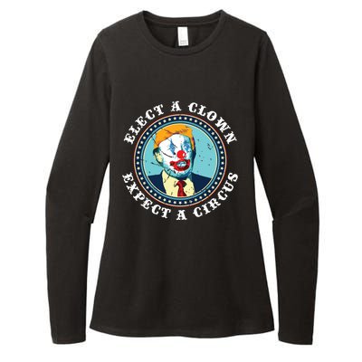 Elect A Clown Expect A Circus Antitrump Womens CVC Long Sleeve Shirt