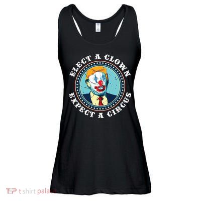 Elect A Clown Expect A Circus Antitrump Ladies Essential Flowy Tank