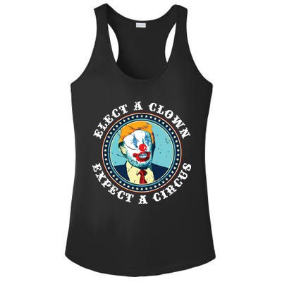 Elect A Clown Expect A Circus Antitrump Ladies PosiCharge Competitor Racerback Tank