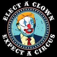 Elect A Clown Expect A Circus Antitrump Youth Performance Sprint T-Shirt