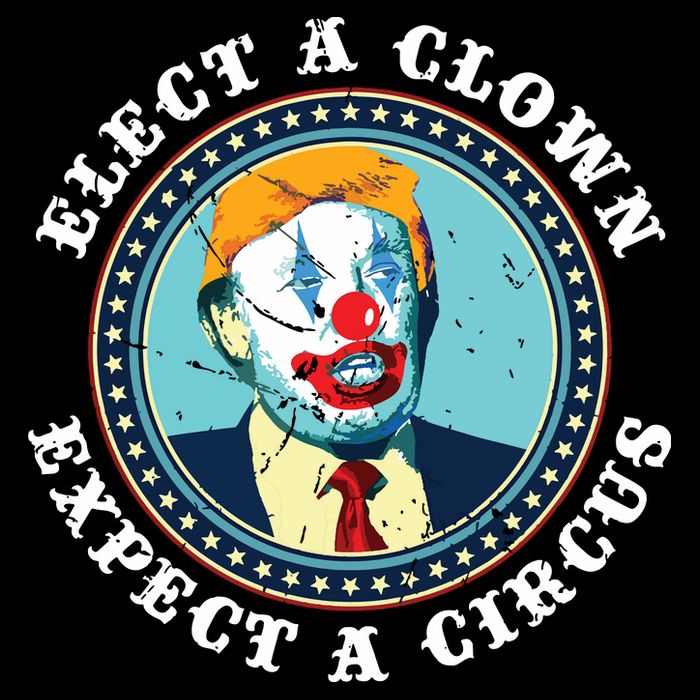 Elect A Clown Expect A Circus Antitrump Youth Performance Sprint T-Shirt