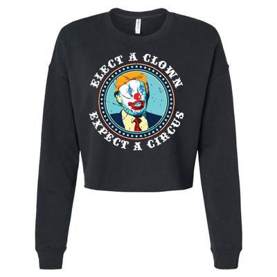 Elect A Clown Expect A Circus Antitrump Cropped Pullover Crew