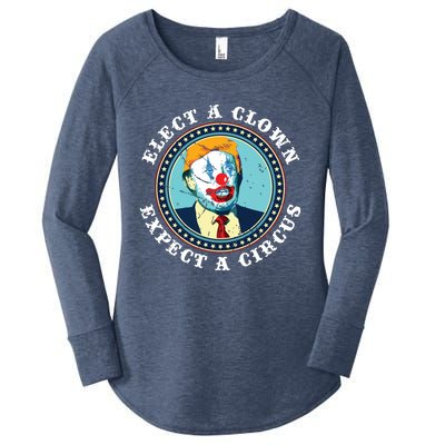 Elect A Clown Expect A Circus Antitrump Women's Perfect Tri Tunic Long Sleeve Shirt