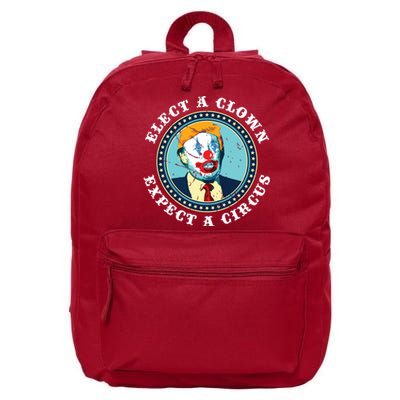 Elect A Clown Expect A Circus Antitrump 16 in Basic Backpack