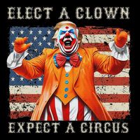 Elect A Clown Expect A Circus Usa Flag Performance Shirt