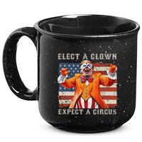 Elect A Clown Expect A Circus Usa Flag 15oz Campfire Ceramic Mug