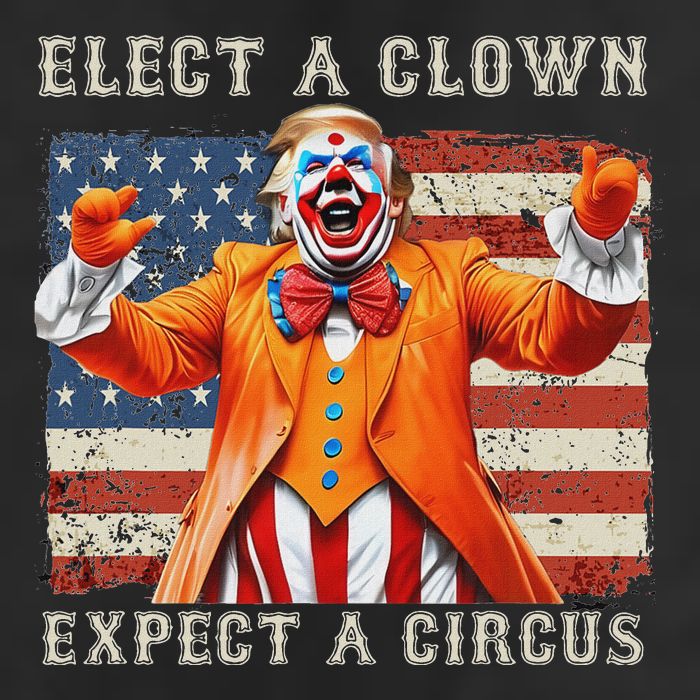 Elect A Clown Expect A Circus Usa Flag 15oz Campfire Ceramic Mug