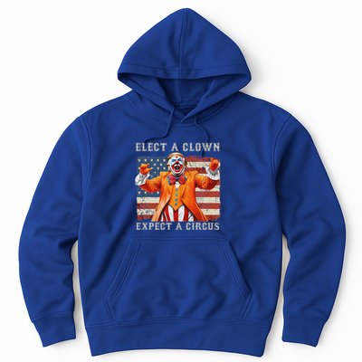 Elect A Clown Expect A Circus Usa Flag Hoodie