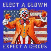 Elect A Clown Expect A Circus Usa Flag Mesh Reversible Basketball Jersey Tank