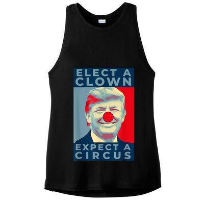 Elect A Clown Expect A Circus Impeach Antitrump Funny Ladies PosiCharge Tri-Blend Wicking Tank