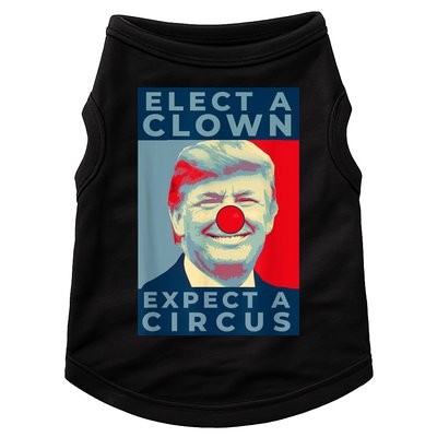 Elect A Clown Expect A Circus Impeach Antitrump Funny Doggie Tank