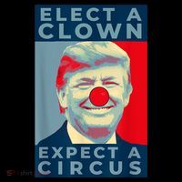 Elect A Clown Expect A Circus Impeach Antitrump Funny Bucket Hat