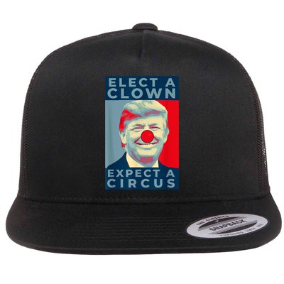 Elect A Clown Expect A Circus Impeach Antitrump Funny Flatbill Hat