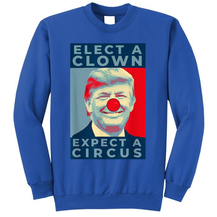 Elect A Clown Expect A Circus Impeach Antitrump Funny Sweatshirt