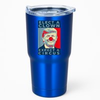 Elect A Clown Expect A Circus Impeach Antitrump Funny Tumbler