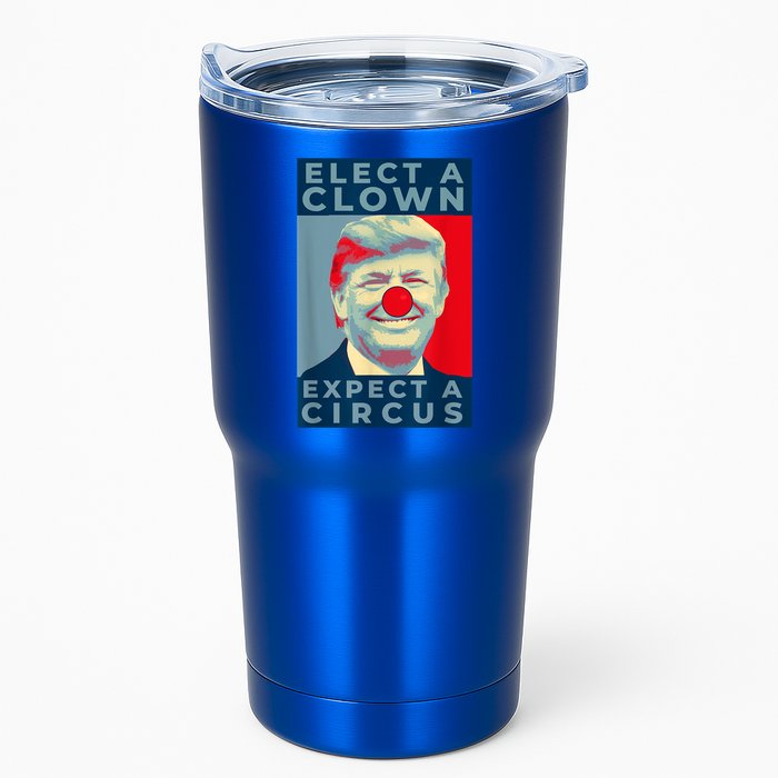 Elect A Clown Expect A Circus Impeach Antitrump Funny Tumbler