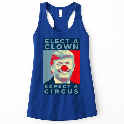 Elect A Clown Expect A Circus Impeach Antitrump Funny Womens Tank Top