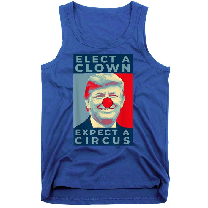 Elect A Clown Expect A Circus Impeach Antitrump Funny Tank Top