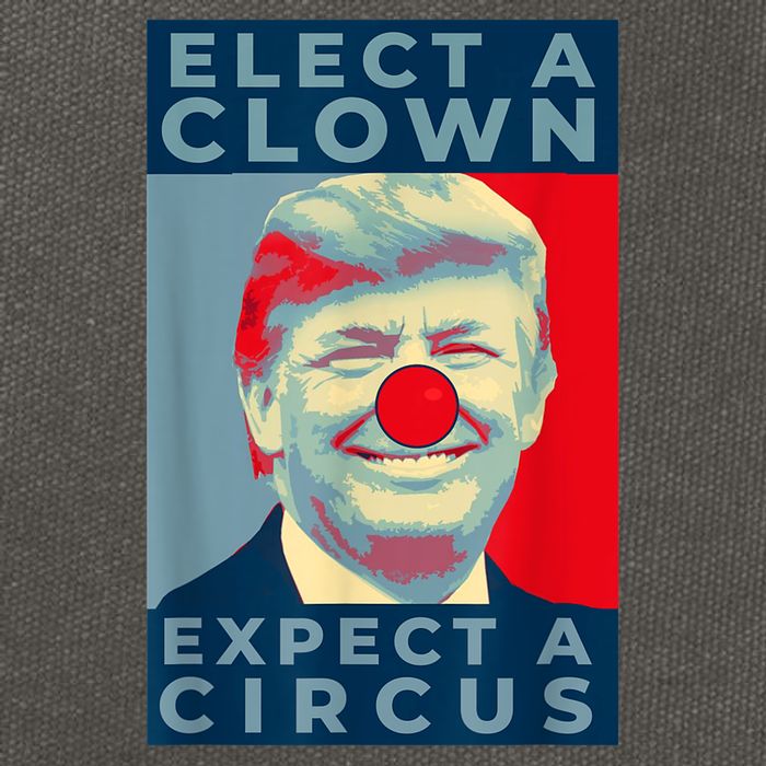 Elect A Clown Expect A Circus Impeach Antitrump Funny Cotton Canvas Backpack