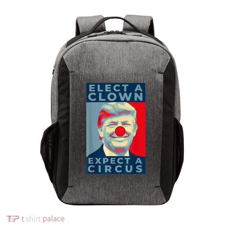 Elect A Clown Expect A Circus Impeach Antitrump Funny Vector Backpack